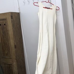 Gorgeous Morgan le Fay white/cream maxi dress